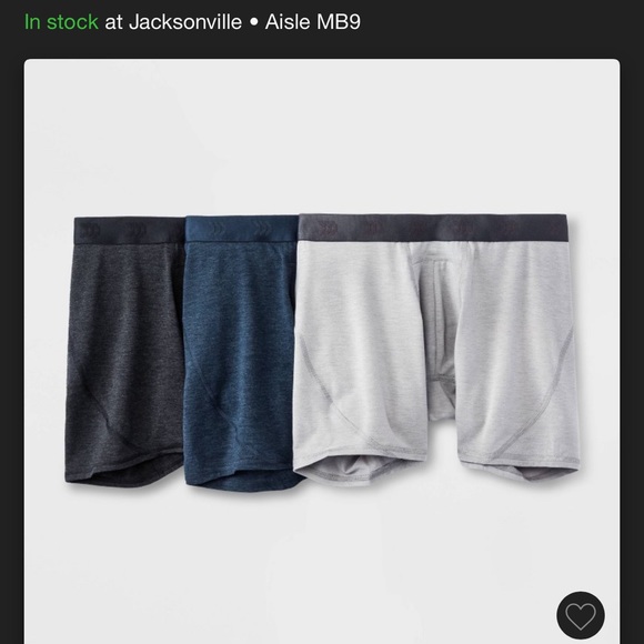 NWOT Men’s All Day Active Boxer Briefs - Picture 2 of 4